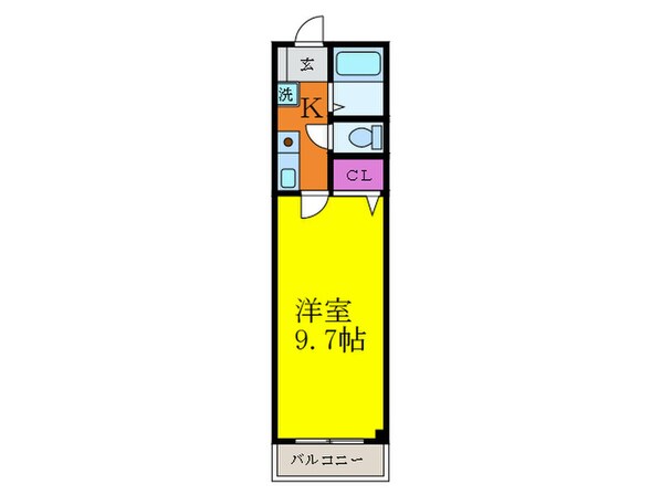 ベルアージュ末広の物件間取画像